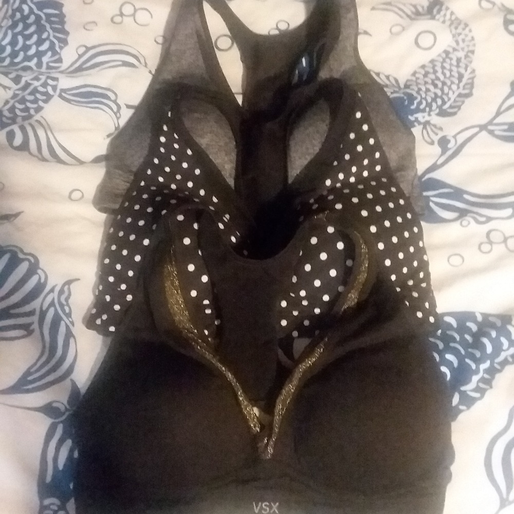 Victoria's Secret VSX Sexy Sport Bras Lot of 3